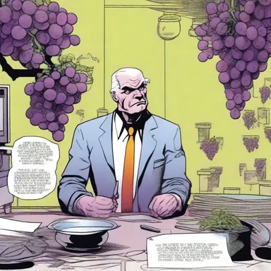 Feeling jealous of the popularity of another comic book artist, he resorted to sour grapes and belittled their work.