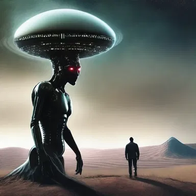 In the science fiction novel, the main character's pensiveness towards the existence of extraterrestrial life consumed his thoughts throughout the story.