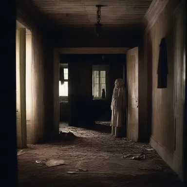 In the horror movie, the haunted house inspired a sense of pensiveness in the characters, leading them to obsessively ponder the mysteries and dangers lurking within.