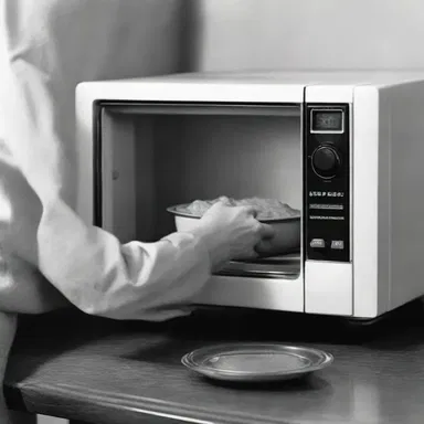 The invention of the microwave oven in 1946 revolutionized cooking by providing a quick and efficient method of heating food.