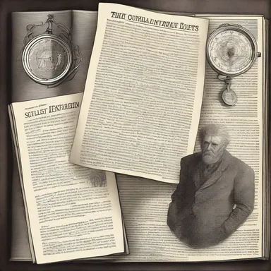 The protagonist in the famous novel 'The Circularization of Secrets' discovers a hidden message through a series of mystifying circulars.