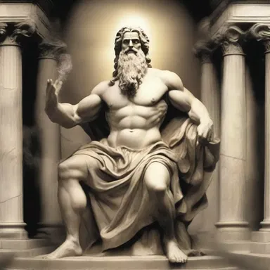 In Greek mythology, the entry of Zeus into the world marked the beginning of a new era.