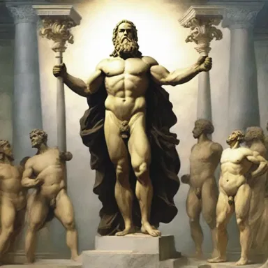 In Greek mythology, the entry of Zeus into the world marked the beginning of a new era.
