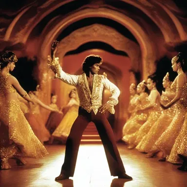 The film director wanted to make a grand entry for the main character, so they choreographed an elaborate dance number.