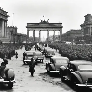 The entry of Allied forces into Berlin marked the end of World War II in Europe.