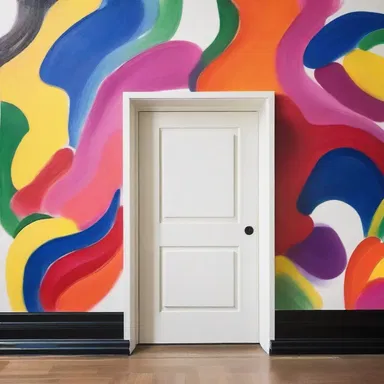 The artist meticulously added each brushstroke, turning the blank canvas into a vibrant entry of colors.
