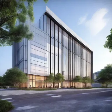 The architect submitted the entry for the new office building design competition.