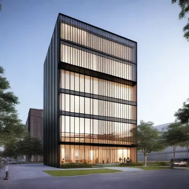 The architect submitted the entry for the new office building design competition.