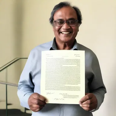 The author sent his novel manuscript as an entry to the prestigious literary award.