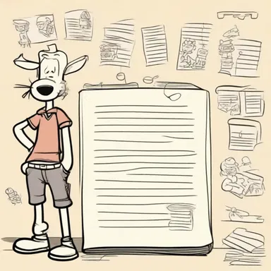 In the latest episode of the beloved cartoon series, the main character made an entry in his journal to document his adventures.