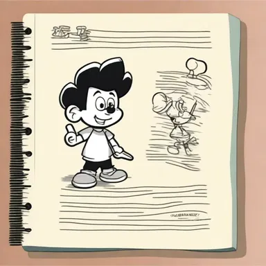 In the latest episode of the beloved cartoon series, the main character made an entry in his journal to document his adventures.