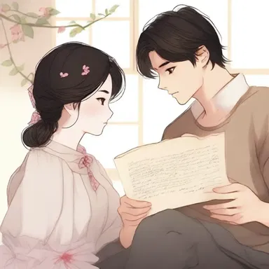 In the heartfelt love story, the protagonist discovered an old love letter that served as a tender entry into the depths of his emotions.