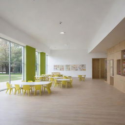 An architecturally modern kindergarten and primary school