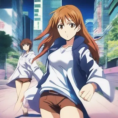 The protagonist's determination to protect her friends was unambiguously depicted in her unwavering resolve throughout the anime series.