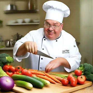 Why did the bungling chef refuse to slice the vegetables? Because he always ended up cutting his own fingers!