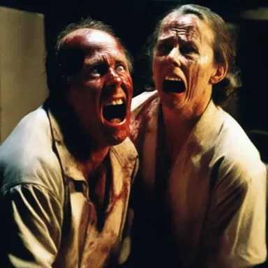 The bungling attempts of the killer only increased the tension and fear in the horror movie.