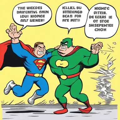 In the comic strip, the bungling sidekick always caused chaos and mishaps for the superhero.