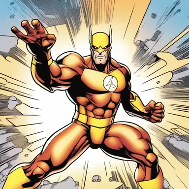 In the comic book, the superhero's obelion is the source of his enhanced intelligence and telekinetic abilities.