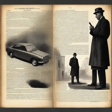 The mystery novel revolved around a series of incendiarism cases that the detective was determined to solve.