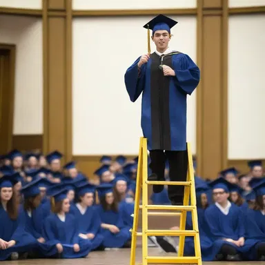 Why did the valedictorian bring a ladder to graduation? Because they wanted to reach new heights in their valedictory speech!