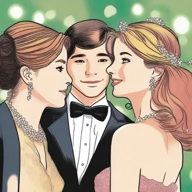 At the prom, Jenny felt drawn to the valedictorian, who possessed both intelligence and charm.