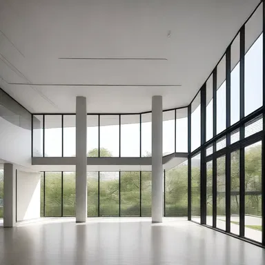 The design of the building took into consideration the effect of catarrh on the occupants, ensuring good ventilation and efficient air filtration systems to prevent its spread.