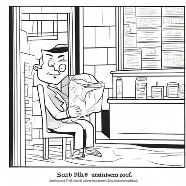 In the comic strip, the protagonist's encounter with catarrh provided humor as they comically struggled with tissue boxes and sniffles throughout the day.