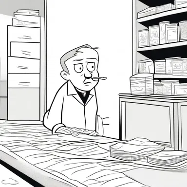 In the comic strip, the protagonist's encounter with catarrh provided humor as they comically struggled with tissue boxes and sniffles throughout the day.