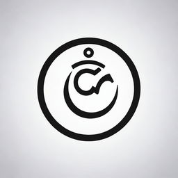 A creative and sophisticated logo depicting the Ohm (Ω) symbol, with a sleek and modern design.