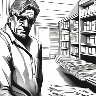 In the novel, the author chose to terminate the main character's employment to create a turning point in the plot.