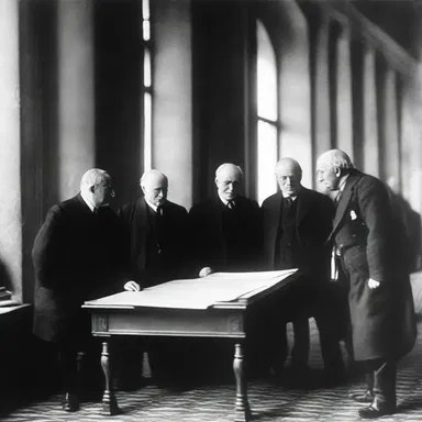 The signing of the Treaty of Versailles in 1919 effectively terminated World War I.