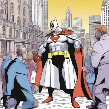 The superhero ordains that villains shall no longer terrorize the innocent citizens of the city.
