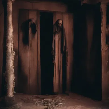 The ancient curse ordains that anyone who enters the haunted house will face a terrifying fate.