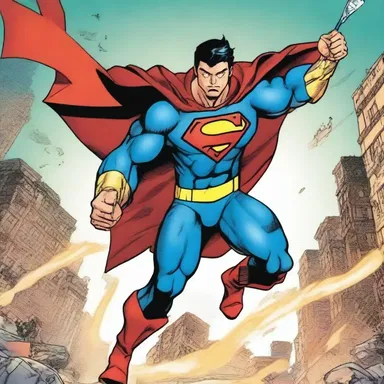 In the superhero comic book, the protagonist is ordained as the chosen one with special powers.
