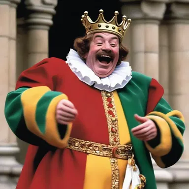 The king ordained that the court jester should tell a funny joke every morning to start the day with laughter.
