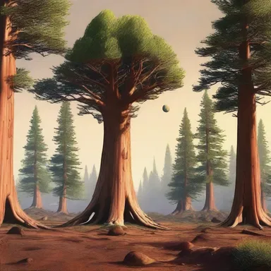 In the distant future, humans have colonized other planets and discovered a species of cedar trees that can communicate telepathically.
