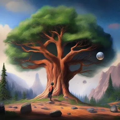 In the distant future, humans have colonized other planets and discovered a species of cedar trees that can communicate telepathically.