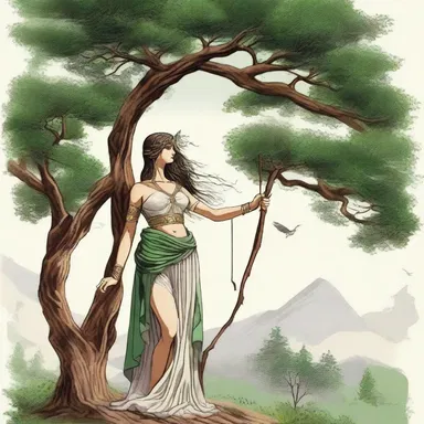 According to Greek mythology, cedar trees were believed to be sacred to the goddess Artemis, symbolizing protection and fertility.