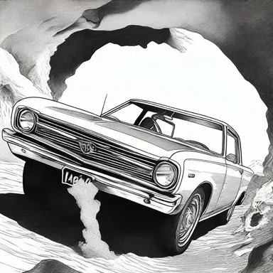 In the gripping climax of the novel, the protagonist's desperate attempt to pull the hand brake saved their life.