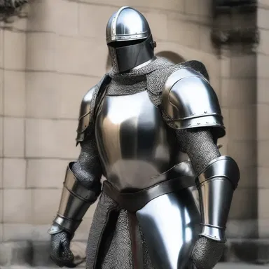 The warrior wore a fitted suit of armor that provided maximum flexibility and protection.
