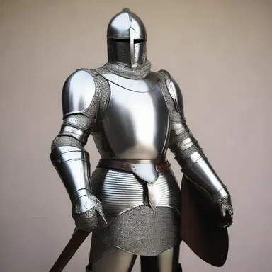 The warrior wore a fitted suit of armor that provided maximum flexibility and protection.