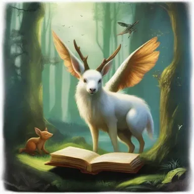 In the fantasy book, the magical creatures communicate through unique voiced sounds that humans cannot understand.
