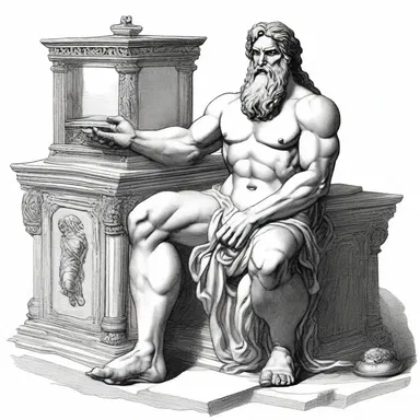 In Greek mythology, Zeus furnished Pandora with a box full of troubles.
