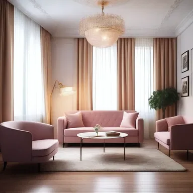 He wanted to furnish their new apartment in a romantic style, with soft lighting and vintage furniture.