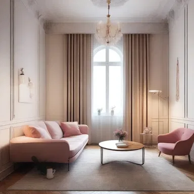 He wanted to furnish their new apartment in a romantic style, with soft lighting and vintage furniture.