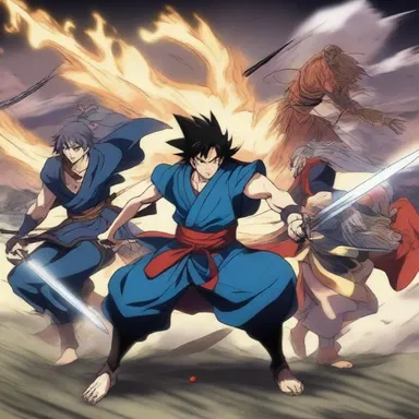 The anime depicted warriors with bubaline characteristics, battling against powerful foes.