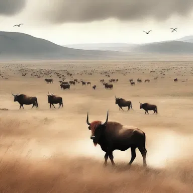 The novel described a mystical land where bubaline herds wandered through vast plains.