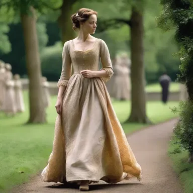 In the period drama, the actress wore a dress with a beautiful dag that swayed gracefully as she walked.