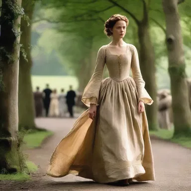 In the period drama, the actress wore a dress with a beautiful dag that swayed gracefully as she walked.