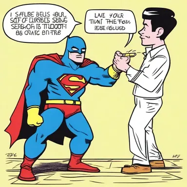In the comic strip, the superhero's sidekick always carried a special gadget that weighed exactly a dag.